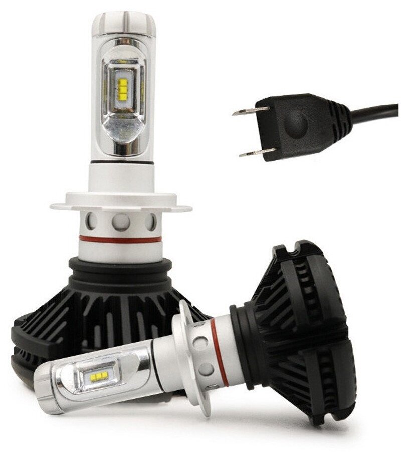 Светодиодные лампы X3 Led Headlight ZES 50W/6000lm/H7 пара