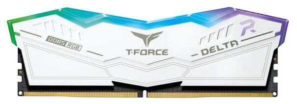 Оперативная память Team Group T-FORCE Delta RGB 32 ГБ (16 ГБ x 2 шт.) DDR5 6200 МГц DIMM CL38 FF4D532G6200HC38ADC01