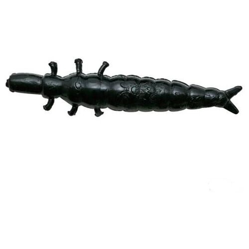 Приманка Nikko Dappy Caddisfly S 23мм #Black nikko kasei приманка nikko dappy saruebi shrimp 76мм pink