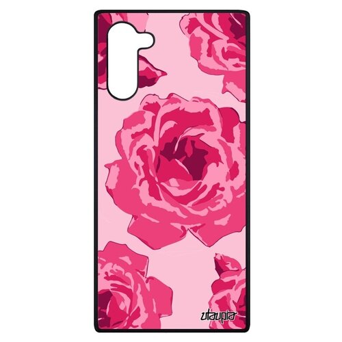 фото Защитный чехол на смартфон // samsung galaxy note 10 // "цветы" букет бутон, utaupia, розовый