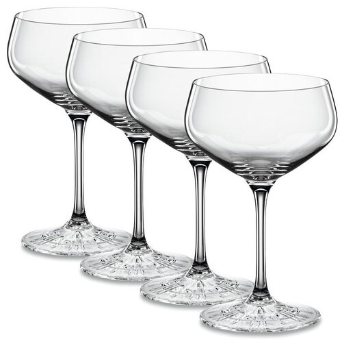 Набор бокалов Spiegelau Perfect Serve Collection Perfect Coupette Glass для шампанского 4500174, 235 мл, 4 шт., бесцветный