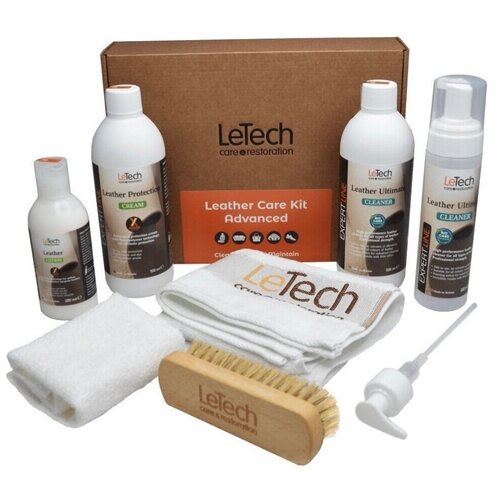 Большой набор для ухода за кожей LeTech (LEATHER CARE KIT ADVANCED)