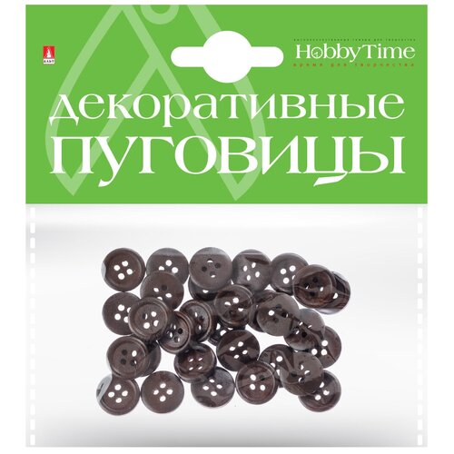 Пуговицы однотонные Ø 15ММ Набор №1 (6 цветов, микс В коробке) , Арт. 2-566/03