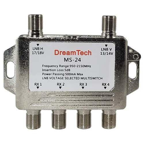 Мультисвитч MS-24 DreamTech Multiswitch 2*4