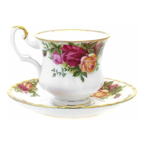 Кофейная пара 150 мл Розы Старой Англии