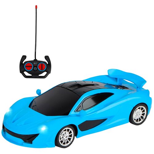 Машинка гоночная Ferrari на пульте управления, машина на радиоуправлении, радиоуправляемая, игрушечная, детская, игрушка, цвет синий