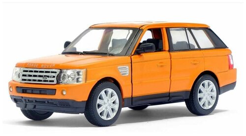 Машинка игрушка для мальчика 12,5 см Range Rover Sport микс, инерционная металлическая модель, детский игрушечный транспорт со светом и звуком