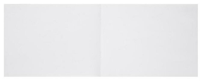 Альбом для рисования А4, 8 листов на скрепке Calligrata, бумажная обложка, блок 100 г/м²