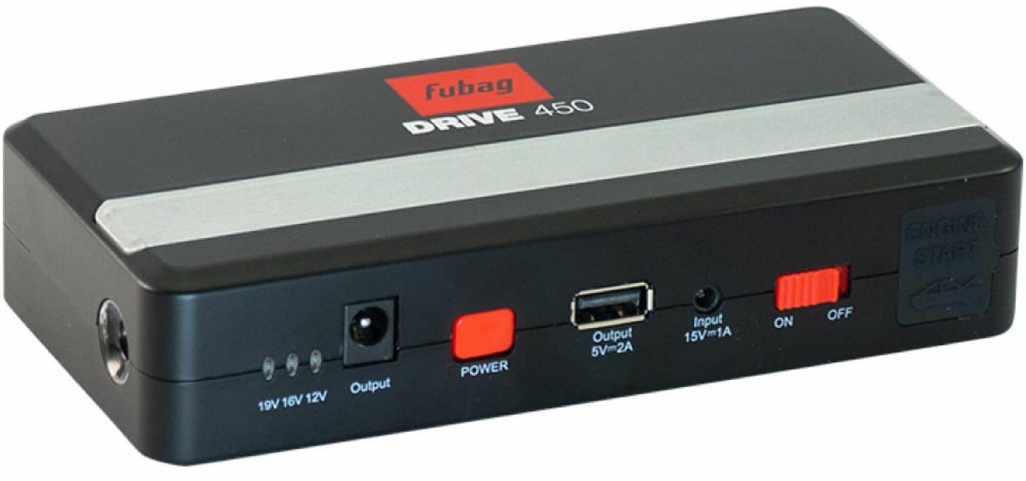 FUBAG Пусковое устройство DRIVE 450 (ток запуска 450А_емкость аккумулятора 12000 мАч) [41198]