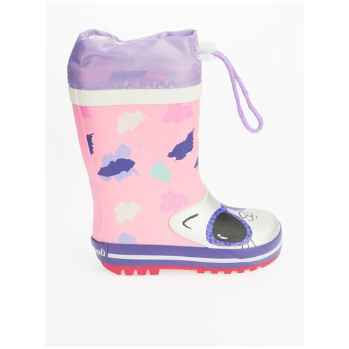 фото Резиновые сапоги с котами 366223-11 розовый 27 котофей