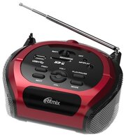 Магнитола Ritmix RBB-100BT red