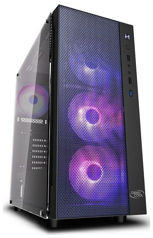 Корпус DeepCool Matrexx 55 Mesh ADD-RGB 4F ATX Black без БП