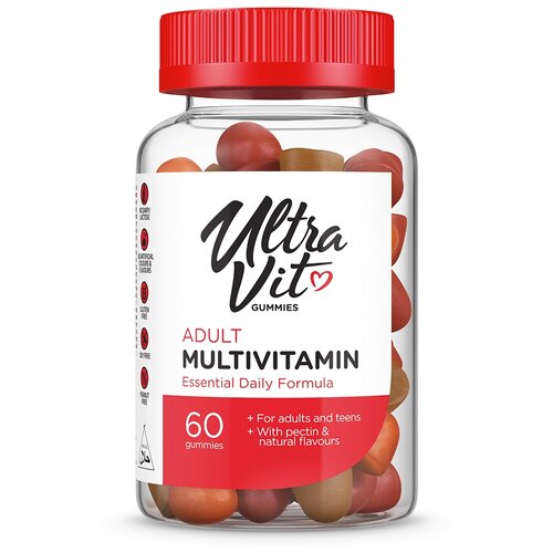 UltraVit Gummies Adult Multivitamin, 60 шт.