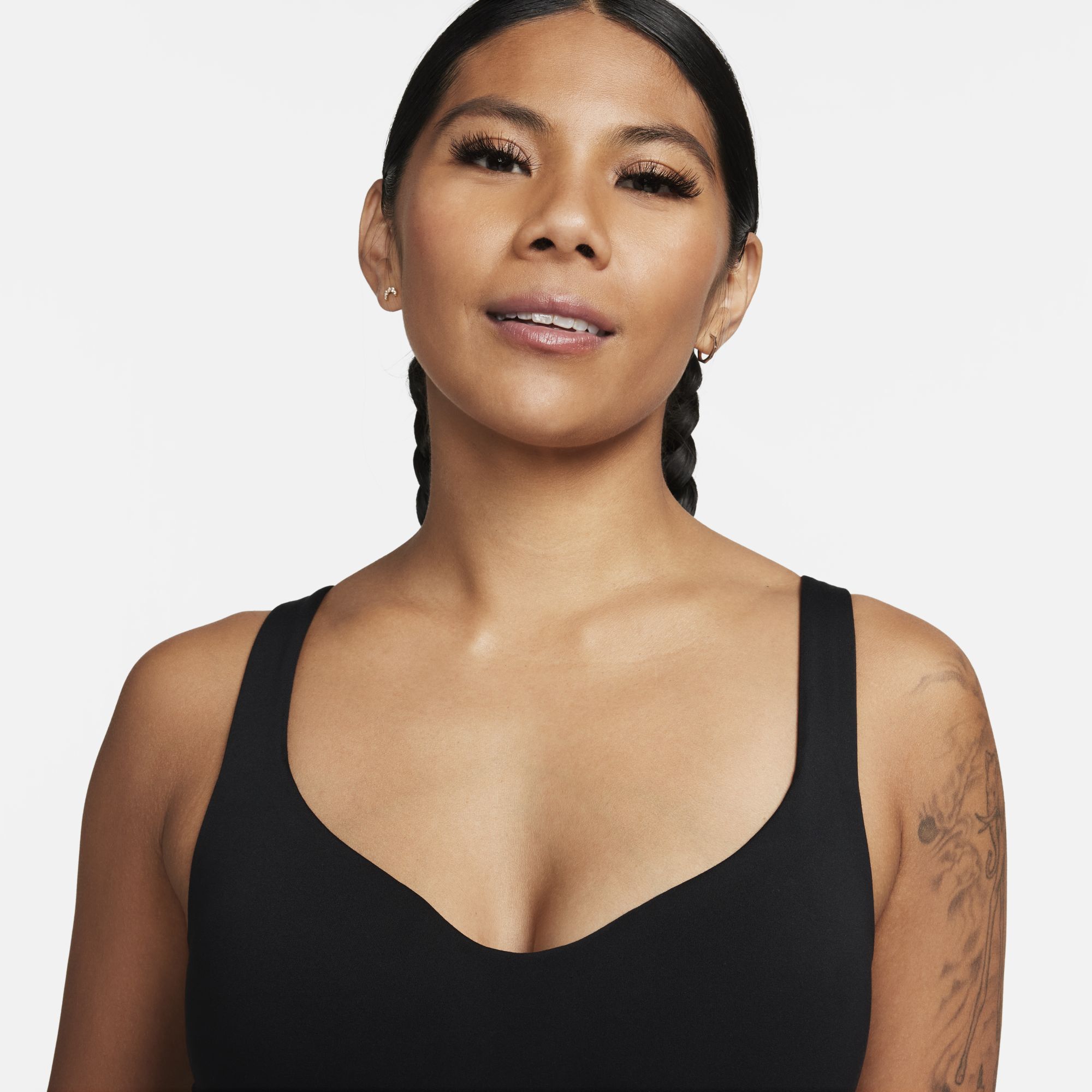 Топ NIKE Alate, размер M, черный — фото 1