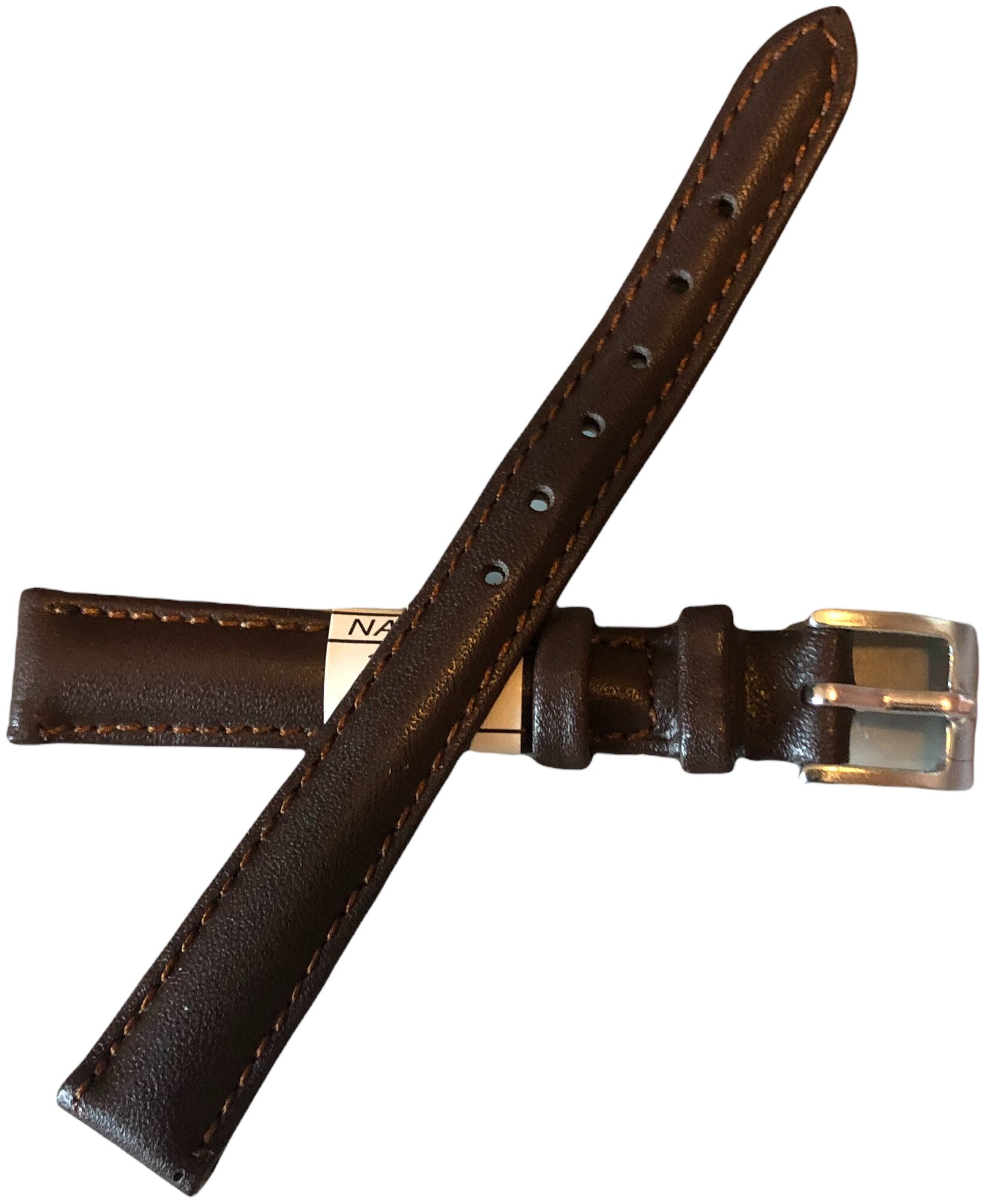 Ремешок для часов кожаный NAGATA 12мм 