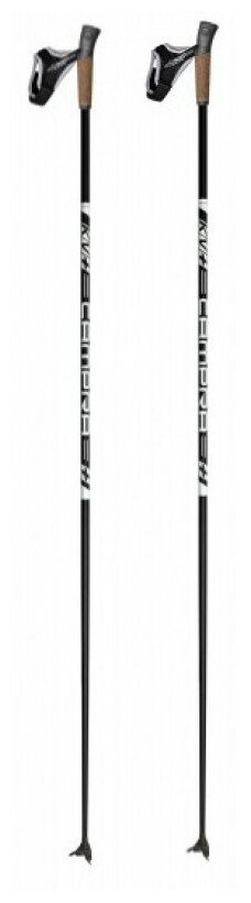  KV+ SIMANO cross country pole, Black, 165 cm