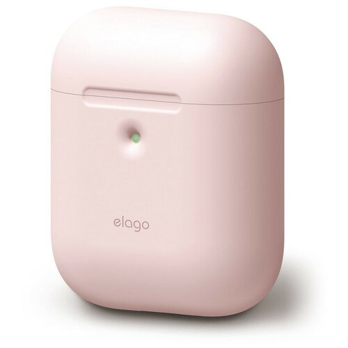 фото Силиконовый чехол elago a2 silicone case для airpods 2, цвет розовый (eap2sc-pk)