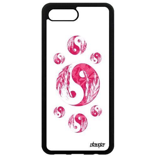 фото Простой чехол на мобильный // honor 10 // "инь и ян" стиль фэн-шуй, utaupia, белый