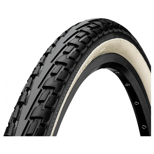 фото Велопокрышка continental ride tour 28" x 1.3/8" x 1.5/8" (37-622) черный/белый extra puncture belt – 3/180 tpi – e25 полуслик