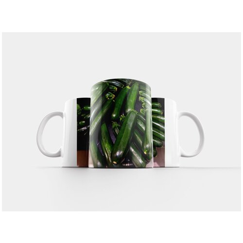 фото Кружка "восковая тыква, зеленый, овощ" 320 мл lotsprints