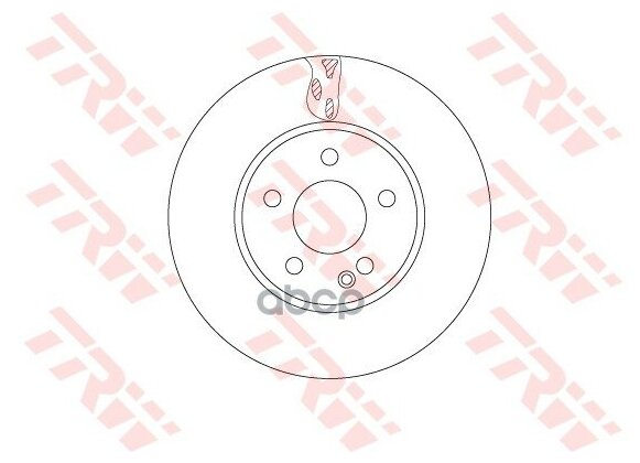 DF6745S TRW Диск тормозной