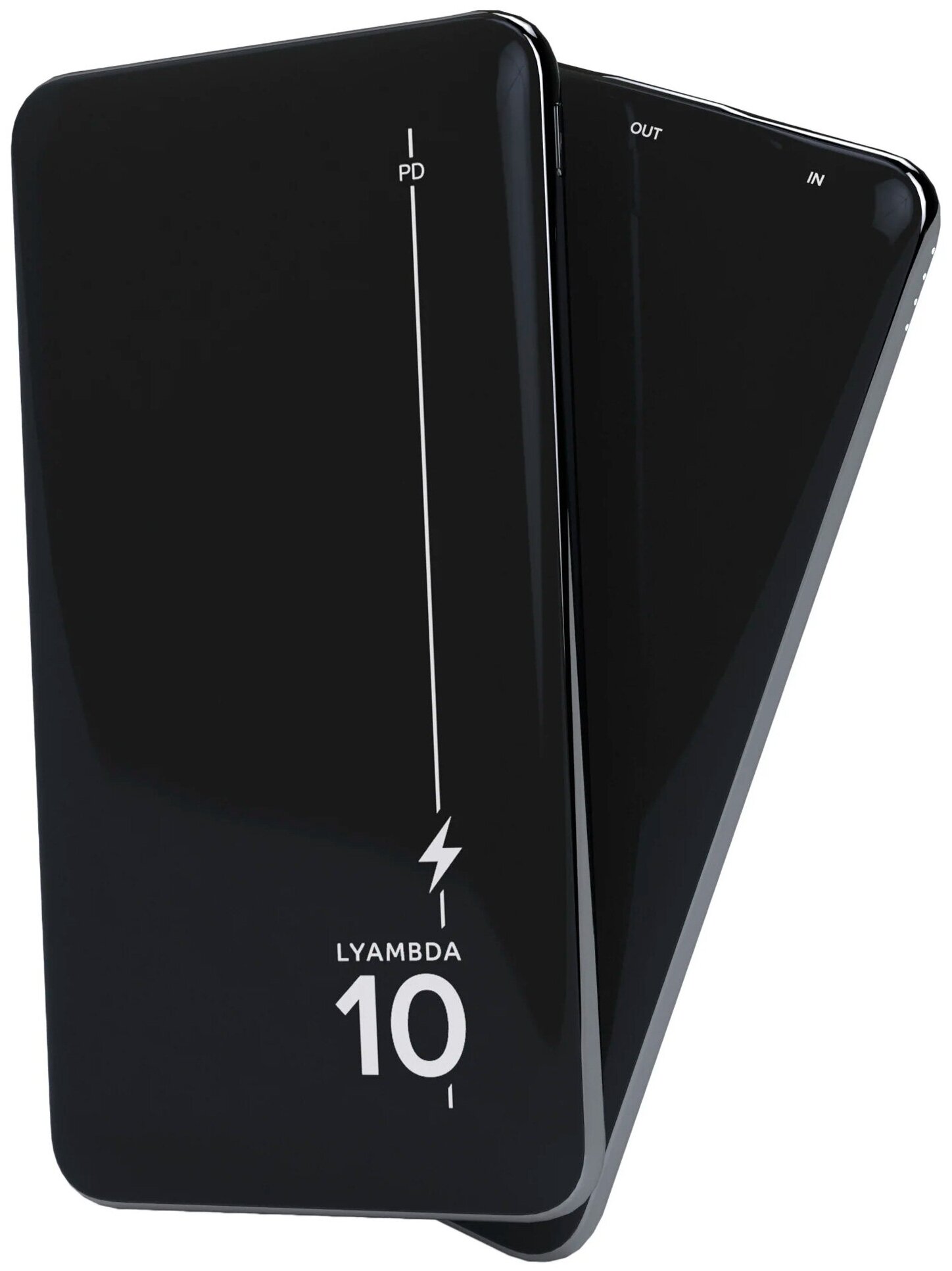 Внешний аккумулятор Lyambda LP302, 10000 мАч, до 18Вт, USB, Type-C, Lightning, Черный LP302 - фото №6