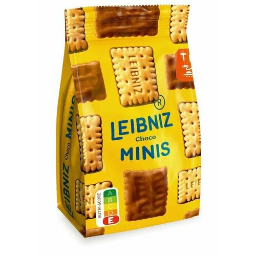 Печенье мини сливочное Leibniz Minis, с шоколадом 125 г