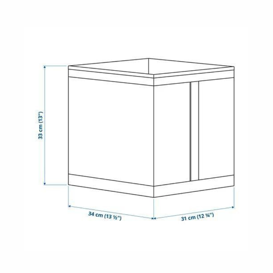 Коробка для хранения, 3 шт, белый, аналог Икея скубб / SKUBB, 31х34х33 см. - фотография № 2