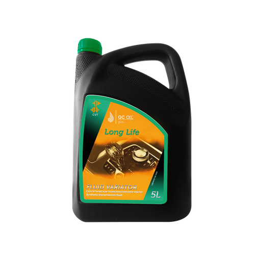 Трансмиссионное масло CVT 5л синтетическое КЬЮ СИ ОИЛ (QC OIL) Long Life металлоплакирующее