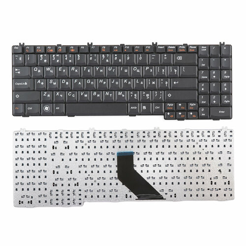 Клавиатура для ноутбука Lenovo B560, G550, V560 черная клавиатура keyboard для ноутбука lenovo ideapad b550 b550 4a b550 4l без рамки черная