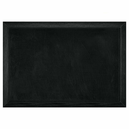 Доска меловая 50х70 см в рамке Черный для кафе и заведений настенная для мела и маркера Классическая 3800₽