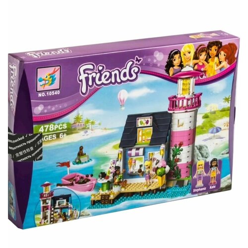 конструктор lego friends органическое кафе хартлейк сити Конструктор Френдс Подружки Маяк Хартлейк Сити 478 деталей 10540