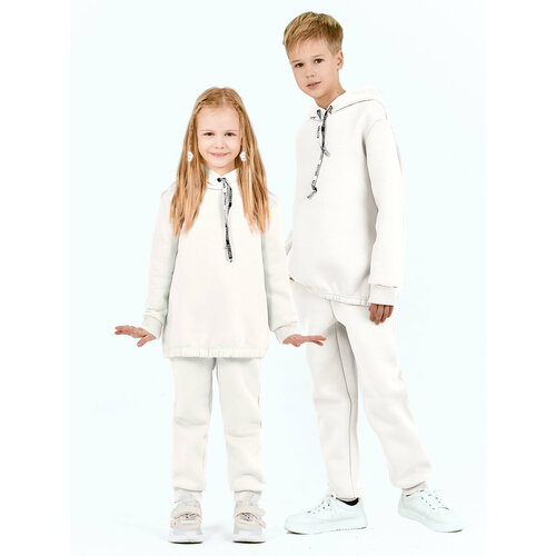 Комплект одежды KETMIN, размер 98, белый детский лыжный костюм зимний детский уличный теплый комбинезон для снега ветрозащитный водонепроницаемый костюм для сноуборда цельнокр