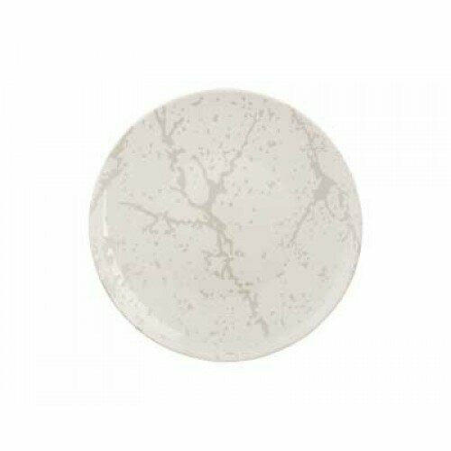 Тарелка обеденная ROYAL GARDEN Marbella Silver 25см