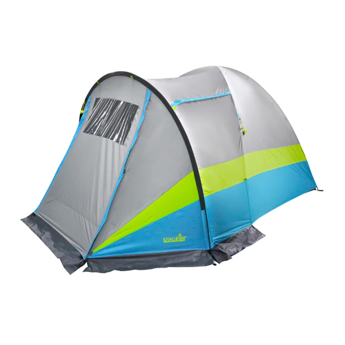 палатка трекинговая четырёхместная norfin ruona 4 nfl серый голубой зеленый Кемпинговая палатка Norfin Ruona 4