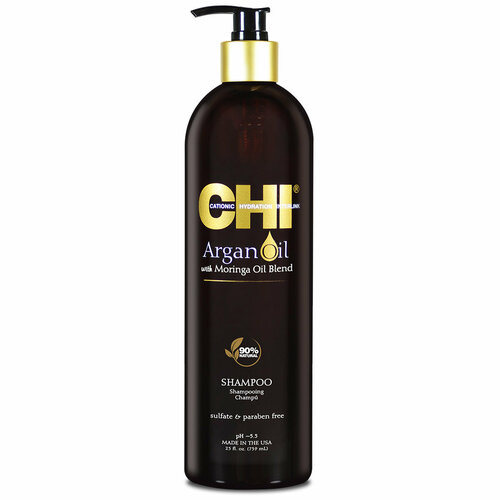 CHI Argan Oil Shampoo - Шампунь с экстрактом масла арганы и дерева моринга 340 мл