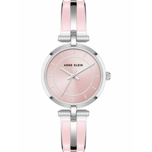 фото Наручные часы anne klein наручные часы anne klein 3917pksv, розовый, серебряный