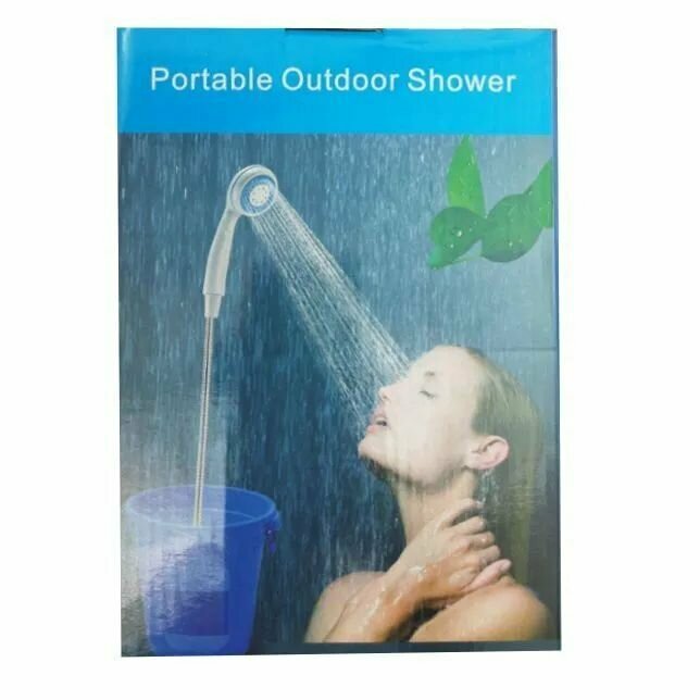 Походный переносной душ Portable Outdoor Shower с акуммулятором и USB зарядкой - фотография № 2