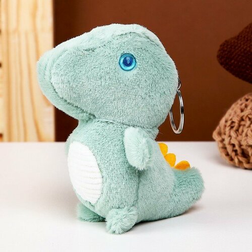 игрушка заводная динозаврик цвета микс Мягкая игрушка «Динозаврик» на брелоке, 11 см, цвета микс