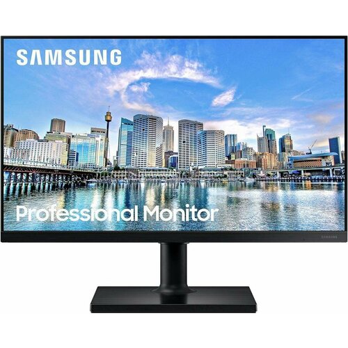 Монитор Samsung 23.8" F24T450FQ черный (LF24T450FQRXEN)