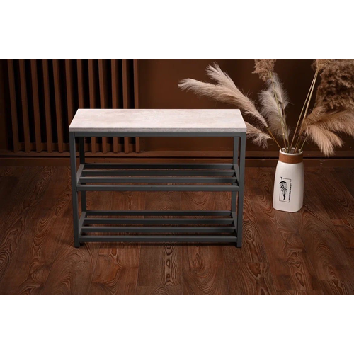 Этажерка лофт для обуви, Обувница, ЛДСП, 68х30х50.5 см