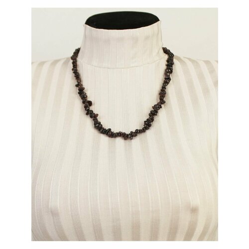 Бусы Samma, гранат, длина 85 см, бордовый