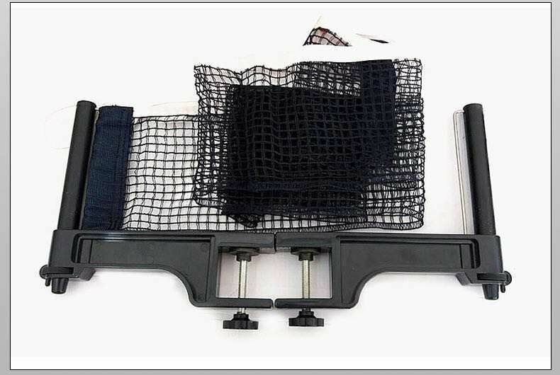 фото Профессиональная сетка для настольного тенниса с винтовым креплением черного цвета