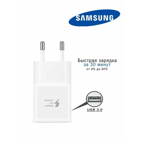 Сетевое зарядное устройство Samsung EP-TA200 USB Port Power Adapter 15W Белое 990₽