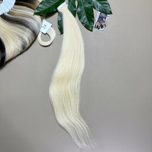 Волосы Belli Capelli славянские люкс на маскировочной ленте 4см №24 50см