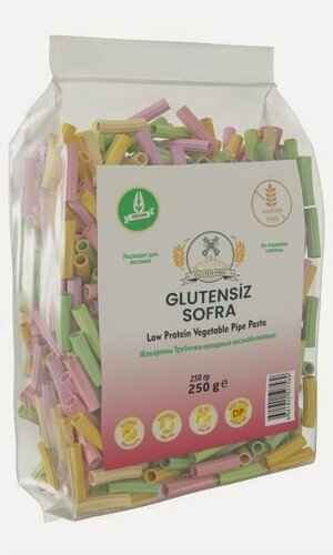 Изображение товара Безглютеновые макароны овощные трубочки с низким содержанием белка