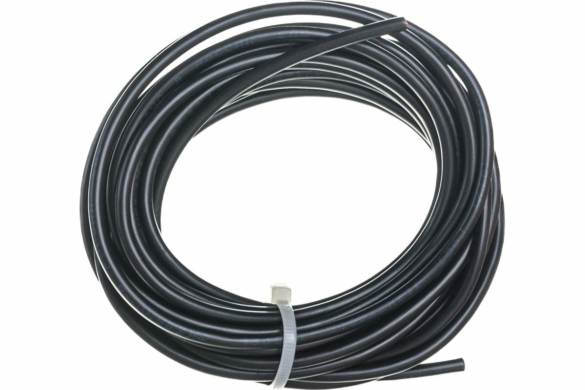 Провод электрический ПуГВ 1х4 кв. мм, черный, 5 метров - фотография № 4