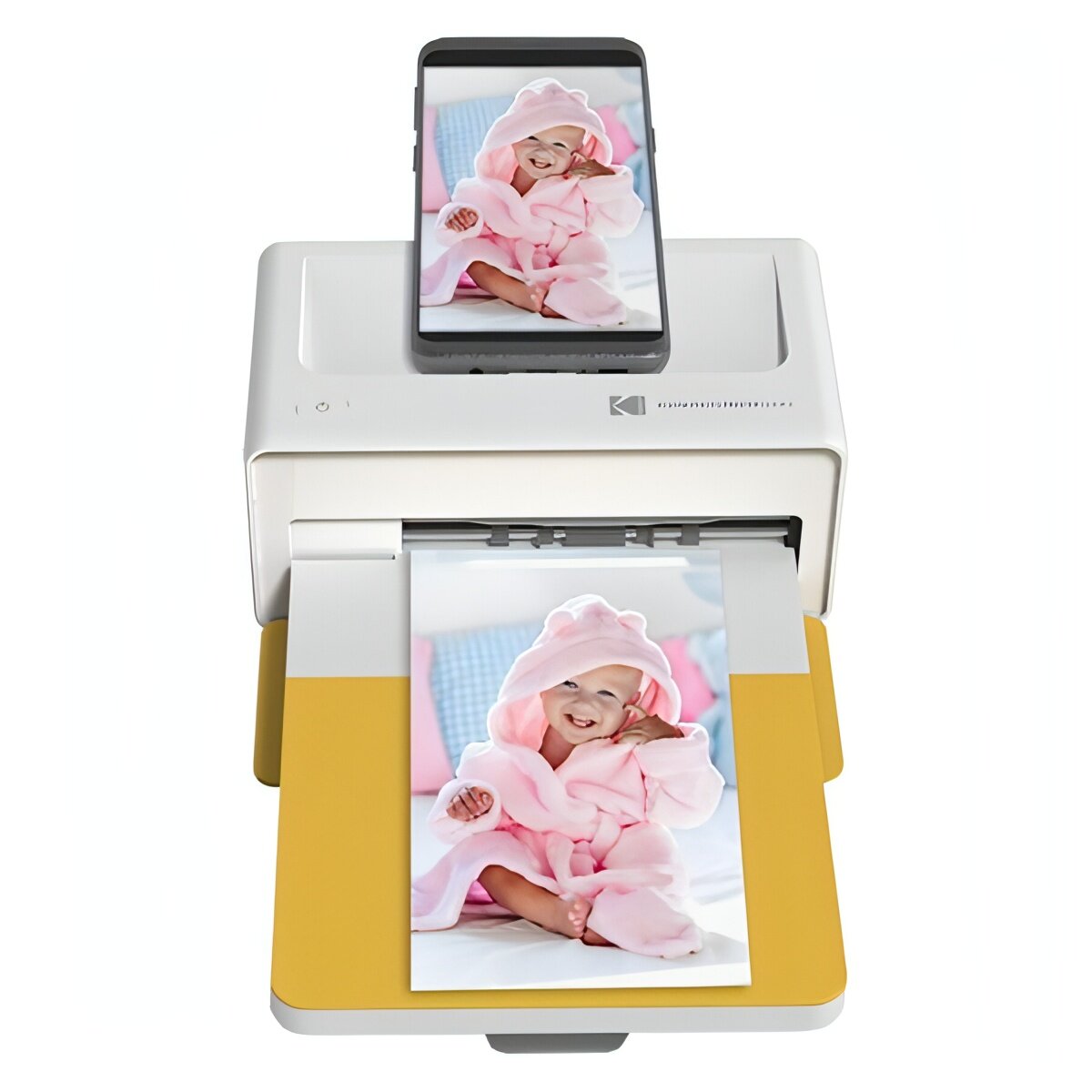 Компактный фотопринтер Kodak PD460 (Dock Plus Printer) желтый/белый