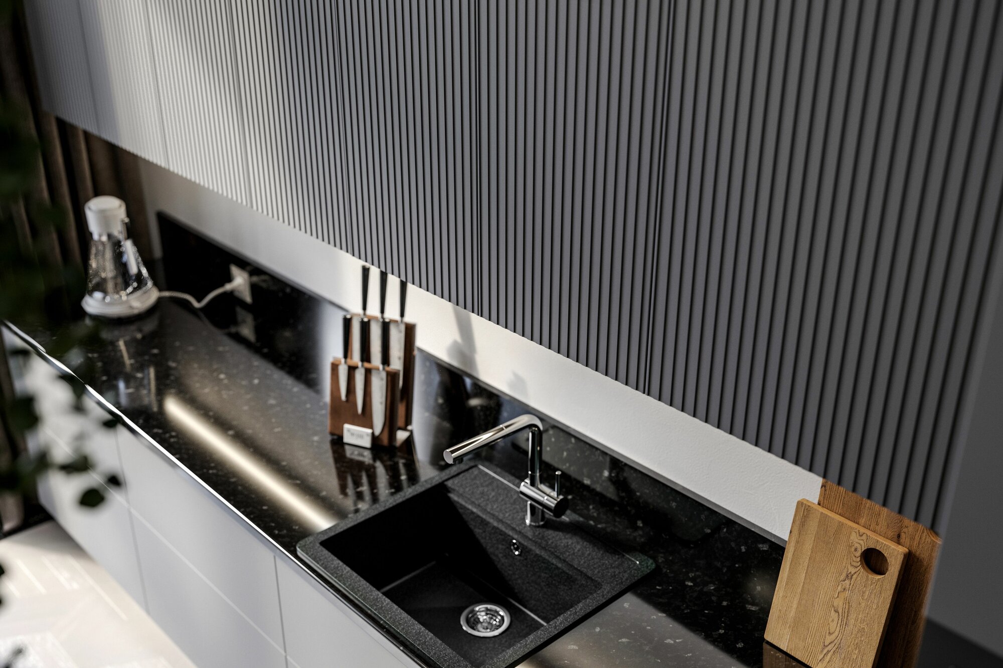 фото Кухонный модуль навесной шкаф Сурская мебель Сиэль Ян 80x31,8x92 см высокий с 2-мя дверцами, 1 шт.