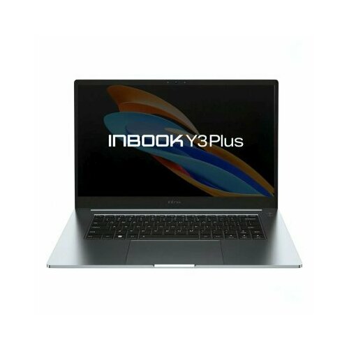 Ноутбук Infinix Inbook Y3 Plus YL512 71008302495 Intel Core i3 1215U, 1.2 GHz - 4.4 GHz, 8192 Mb, 15.6" Full HD 1920x1080, 256 Gb SSD, DVD нет, Intel UHD Graphics, DOS, серый, 1.65 кг, 71008302495 серый, серебристый